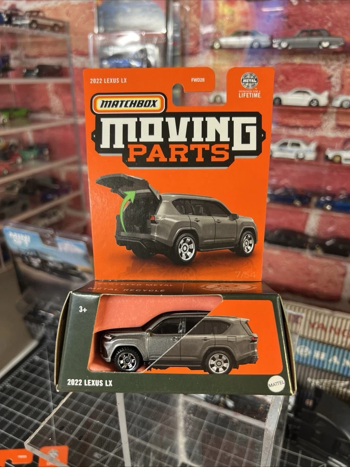 MATCHBOX MOVING PARTS MBX 2022 LEXUS LX GREY 7/54 FWD28 - Image 1 of 1