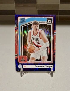 Amortiguador púrpura Prizm #272 Donruss Optic Donovan Clingan 2024-25 - Imagen 1 de 2