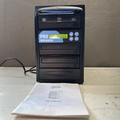 Pro Duplicator PR-3466 1 To 2 CD DVD LG Drives Burner Duplication Tower & Manual - Image 1 of 4