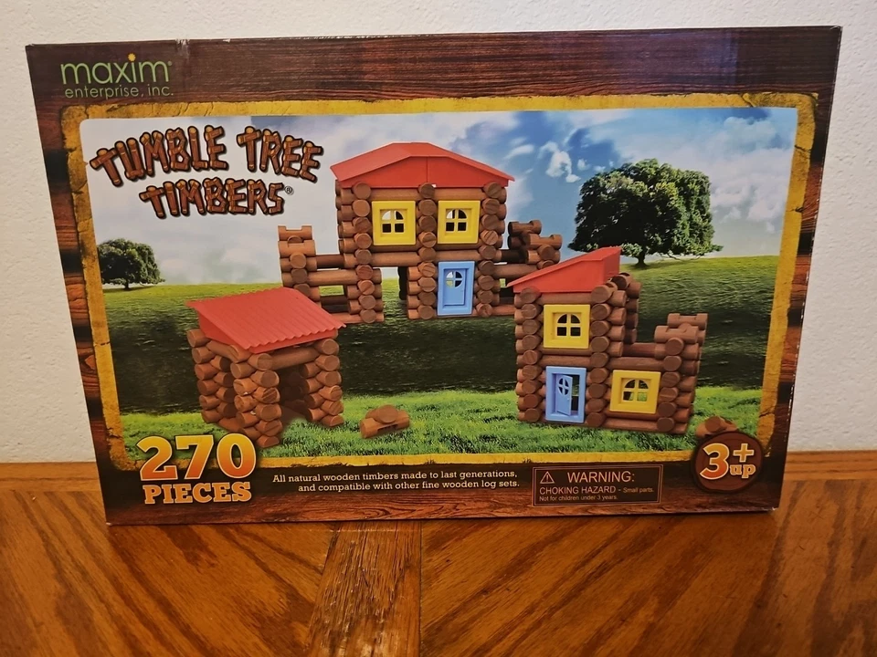 Maxim 53020 Tumbletree Timbers 270 Pcs Solid Wood 2006-boys & Girls Lincoln Log