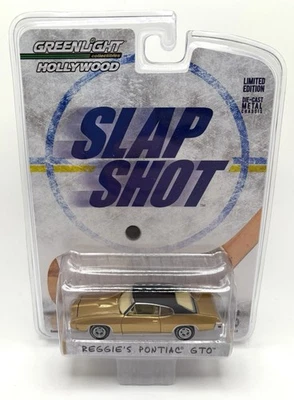 Reggie's Pontiac GTO From Slap Shot (1977 Film) Greenlight Hollywood 1:64 - New - Image 1 of 4