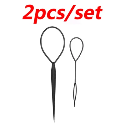 Set Multiple Magic Hair Braided Tool Women Girl Hair Donut Bun Maker Hairpins Tw - image 1 of 4