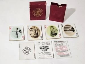 Southern Pacific Lines Playing Cards Souvenir Picture Playing Cards 1950s - Picture 1 of 7