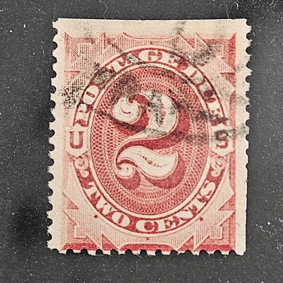 US Air Mail Sc J23, 2c Postage Due, Used VF CV$2.00 (XG05) - Image 1 of 1