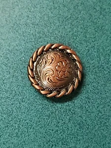 Concho bordo corda tondo rame 0,75" - Foto 1 di 3