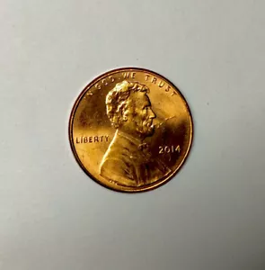2014 Lincoln Shield Cent-ONE OF A KIND- LINCOLN SPITTING- cud ERROR - Picture 1 of 12