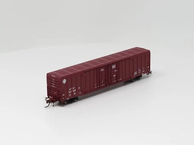 Atlas 50004071 Atchison Topeka y Santa Fe BX-166 vagón de carga escala N Foto 1 de 4