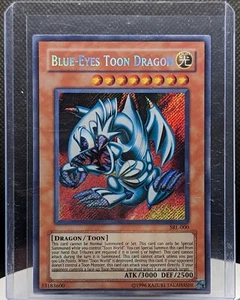 Yu-Gi-Oh! TCG Blue-Eyes Toon Dragon SRL-000 Holo Secret Rare - Picture 1 of 2