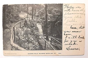 Caldeno Falls, Delaware Water Gap PA Postcard - Picture 1 of 2