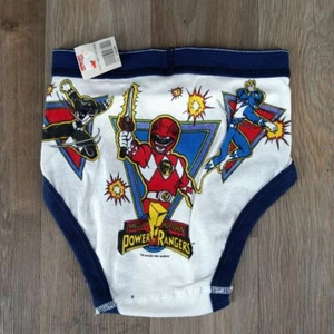 Vintage 1994 Power Rangers Kleinkind Jungen Größe 4T Saban mehrfarbige Grafik Slips - Bild 1 von 5