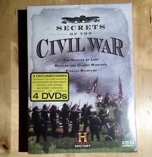 Neues AngebotSECRETS OF THE CIVIL WAR - 4 DVDS - 9 HR 53 MIN - STILL IN ORIGINAL SHRINK-WRAP