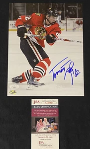Tomas Kopecky Chicago Blackhawks Detroit Red Wings signiertes 8 x 10 Foto ~ JSA COA - Bild 1 von 5