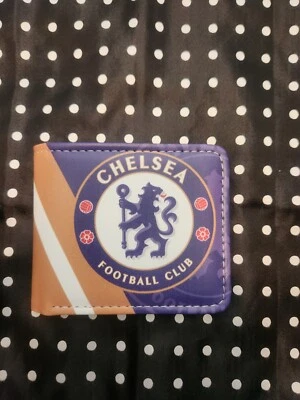 Chelsea FC Soccer Football Futbol PU Leather Bifold Wallet - Image 1 of 3