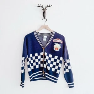Disney Her Universe Woman’s Blue Donald Duck Bounding Cardigan Size Small - Picture 1 of 6