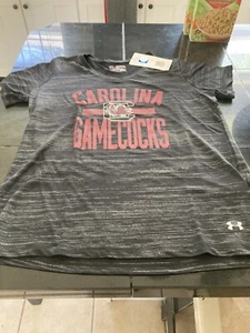 BOYS/GIRLS YOUTH UNDER ARMOUR SOUTH CAROLINA GAMECOCKS T SHIRT YXL XL NWT - Picture 1 of 3