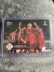 Topps Now PARALLEL 03/10 - UCL 2021/22 #150 Liverpool FC - Reds Comeback - Picture 1 of 2