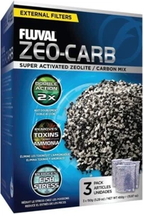 Fluval Zeo-Carb, 6 units of 3 Pack (150-gram/ 5.29 oz ) Nylon Bags NWB - Picture 1 of 7