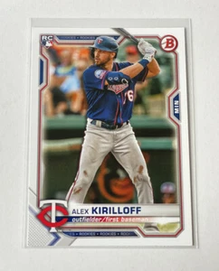 Alex Kirilloff 2021 Bowman #75 Base Rookie RC Minnesota Twins Card 🔥 Rookie - Bild 1 von 3