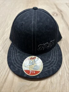 Rare Zephyr 32/5 Black Flathead Chopped  Fitted 7-1/4 Hat - Picture 1 of 5