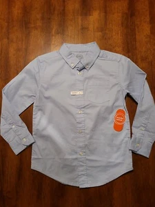 Kids Long Sleeve Woven Shirt by Wonder Nation - Brand New With Tags - Picture 1 of 8