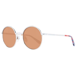 Occhiali da sole donna benetton sunglasses tondi lenti marrone rotondi metallo - Imagen 1 de 3