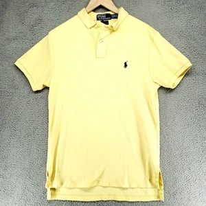 Polo Ralph Lauren Custom Fit Poloshirt Herren S Einfarbig Gelb - Bild 1 von 17