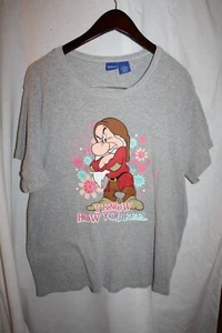 T-shirt Disney grigia Grumpy taglia 2X - Foto 1 di 3