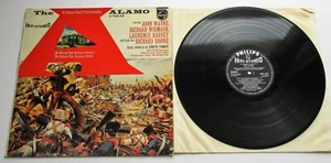 The Alamo UK 1960 Philips 1st Press Stereo Soundtrack LP Dimitri Tiomkin - Picture 1 of 3