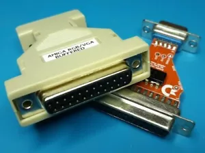 Amiga RGB to VGA Monitor Adapter (Buffered) - DB23 FEMALE ORIGINAL - PCB INSIDE! - Picture 1 of 9