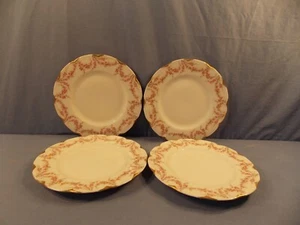 Haviland (New York) "Varenne" 4 Luncheon Plates 8 3/4" - Picture 1 of 5