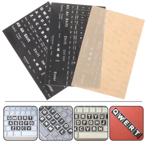 3 Sheets Tastaturaufkleber Tastatursprachaufkleber Aufkleberbuchstaben - Bild 1 von 12