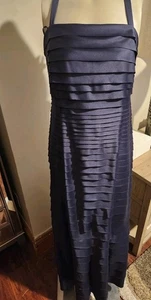 JS Collections Navy Blue Evening Gown Size 14W - Picture 1 of 1