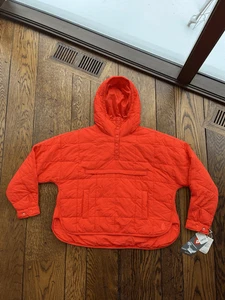 Free People FP Movimento Pippa Pullover Imballabile Puffer Giacca Pomodoro Ciliegio XS - Foto 1 di 6