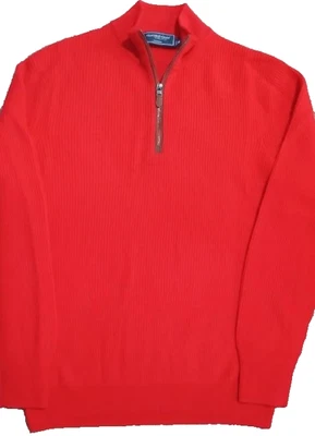 NUEVO Suéter Vineyard Vines para Hombres Talla M 100% Cachemira Pescador 1/4 Cremallera Minorista $328  Foto 1 de 4