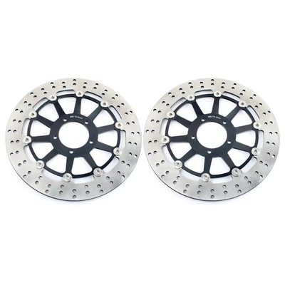 2 Round Front Brake Discs Rotors For Ducati 999 BIPOSTO 2002-2006 749 2002-2007 Foto 1 de 4