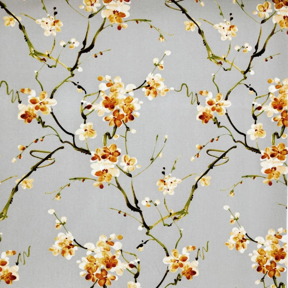 Tela de costura almohada de algodón Swavelle Mill Creek NONOMI floral GRIS POR Foto 1 de 4