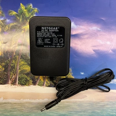 NetGear DV-751A AC Power Supply Adapter Charger Cord Output DC7.5 A 1 A - Image 1 of 4