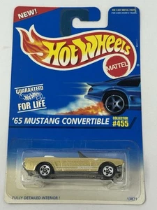 Hot Wheels Metallic Gold ‘65 Ford Mustang Convertible #455 A4 Hood Opens - Picture 1 of 6
