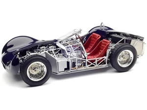MASERATI TIPO 60/61 "BIRDCAGE" DARK BLUE "CUT-OFF" 1/18 DIECAST BY CMC M-290 - Picture 1 of 8