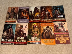 Lot of 10 Don Coldsmith Paperback Books Spanish Bit Saga Series - Picture 1 of 5