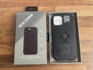 Rokform Rugged Case for iPhone 14 Pro Max Magnetic Cover - Black - Picture 1 of 4