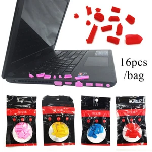 16 Stück Neue Anti-Staub-Silikon-Usb-Hdmi-Port-Buchsenabdeckung Für Laptop- ▽ - Bild 1 von 18