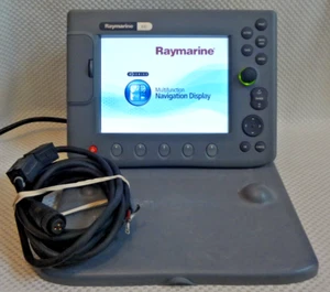RAYMARINE C80 E02020 GPS CHART PLOTTER FISHFINDER RADAR MFD w/ POWER & COVER - Picture 1 of 16