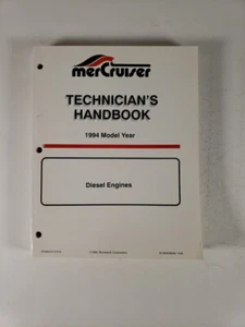 MerCruiser Technician's Handbook 1994 Model Year Diesel Engines P/N 90-806536940 - Bild 1 von 11