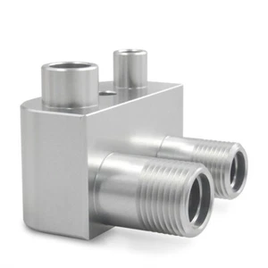 Engine Swap Conversion A/C Line Compressor Adapter Fitting Fits GM Gen V L86 L83 - Picture 1 of 6
