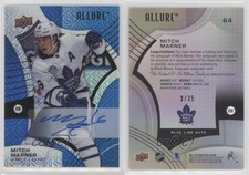 2021-22 Upper Deck Allure Blue Line Auto /35 Mitch Marner #64 Auto