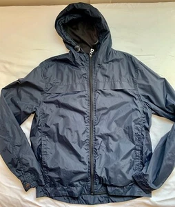 Cortavientos azul marino con capucha SPRINGFIELD talla M - Picture 1 of 3