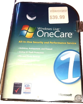 Windows Live One Care-Antivirus/Antispyware w/Key & COA,CIB - Image 1 of 4