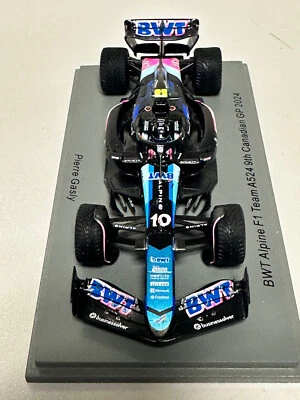 Spark F1 Alpine A524 n°10 BWT GP Canada 2024 P. Gasly 1/43 S9536 0425 - Photo 1/4