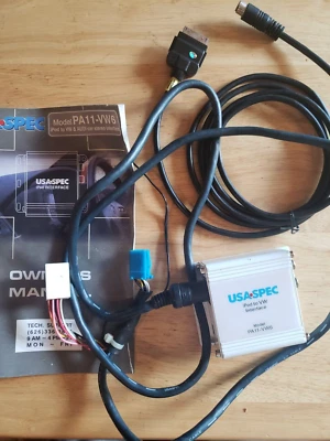 USA-SPEC PA11-VW6 Apple iPod to VW Car Stereo Wired (Good unit. Bad Cable) - Image 1 of 2